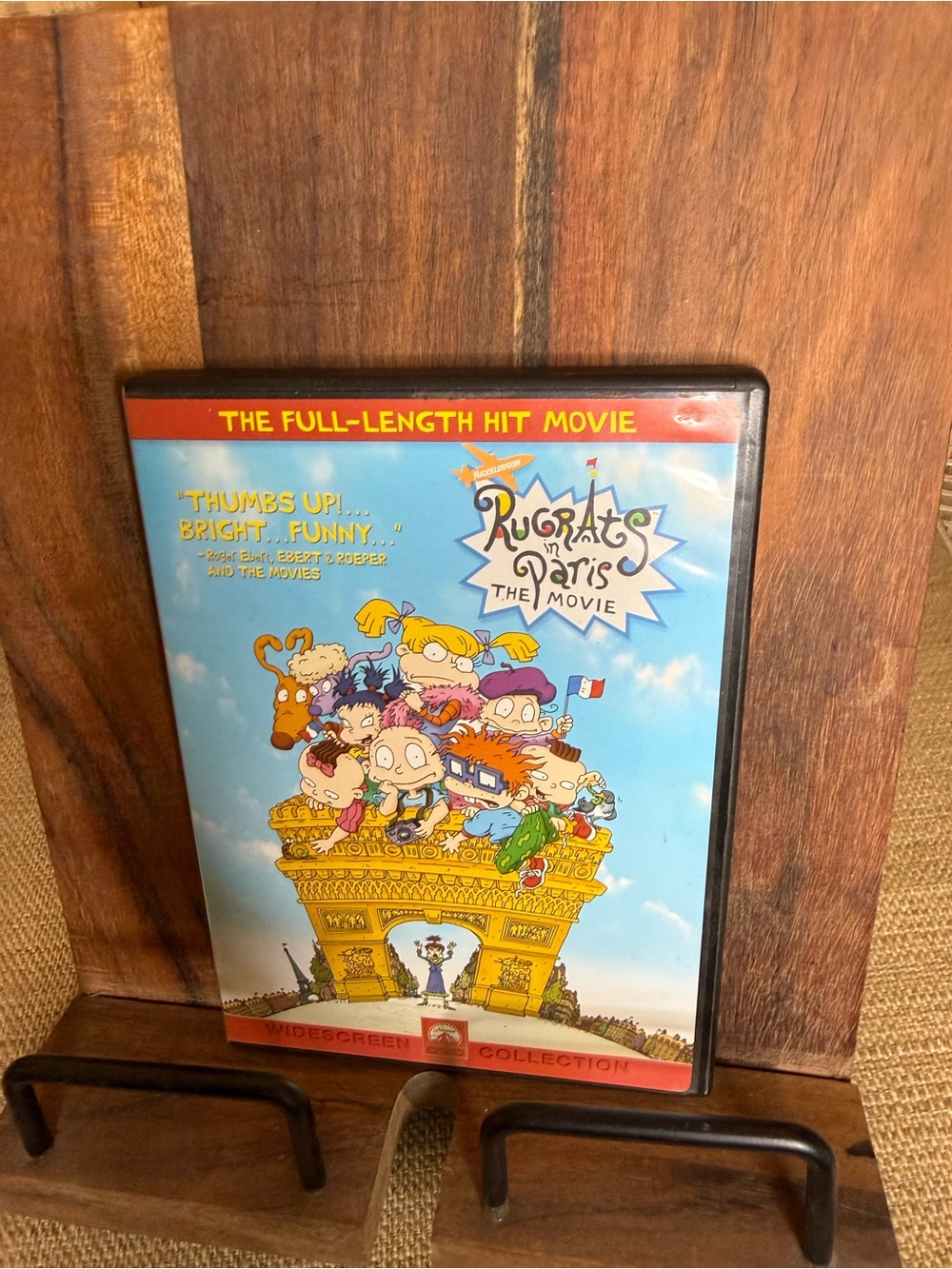 Rugrats in Paris: The Movie DVD - Widescreen label